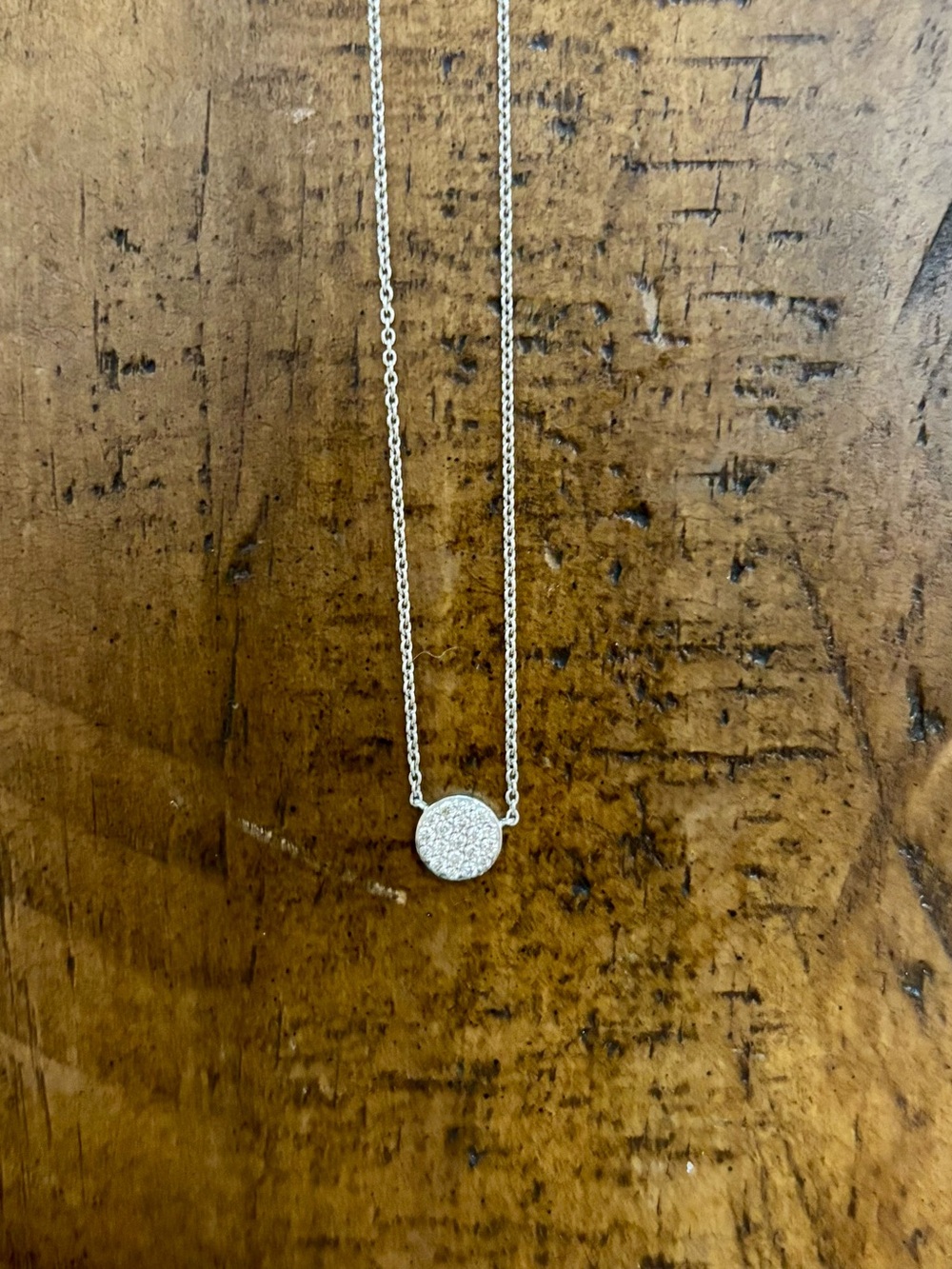 Ben Bridge 14K Pavé Diamond Necklace